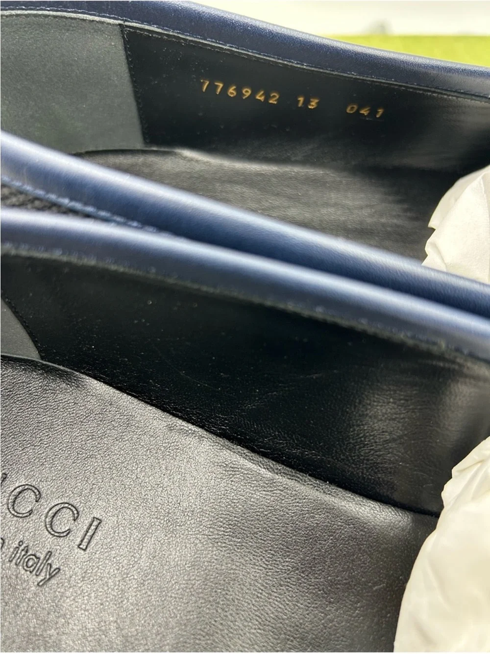 Men’s Gucci NEW JORDAAN canvas horse bit loafer size 13 made in Italy